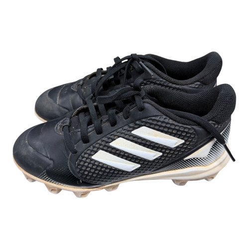 Vist Large View of Product Image Which is Used Adidas PUREHUSTLE BB/SB Cleats Black Junior 02