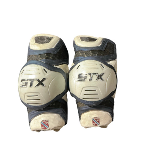 Vist Large View of Product Image Which is Used STX ARM PADS Lacrosse Arm Pads/Guards Navy Blue LG