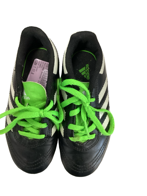 Vist Large View of Product Image Which is Used Adidas Soccer Cleats Black Youth 11.0
