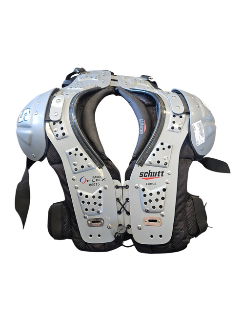 Vist Large View of Product Image Which is Used Schutt MID FLEX FB Shoulder Pads None LG