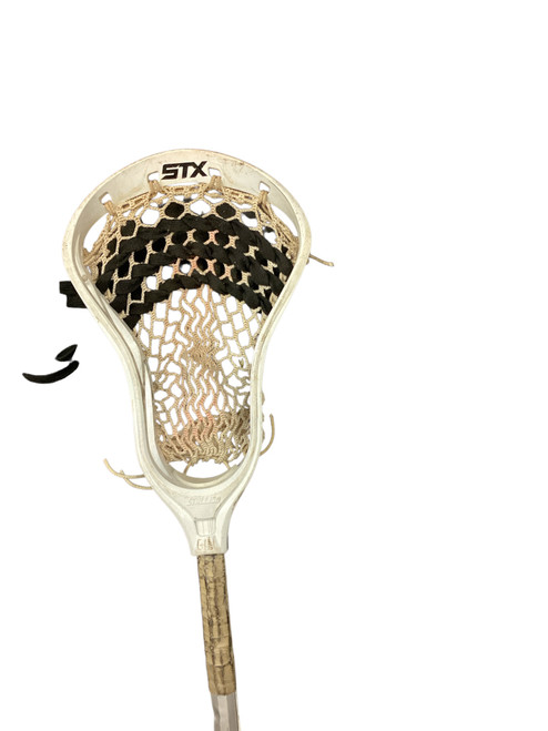 Vist Large View of Product Image Which is Used STX LACROSSE STICK Men Atk/Mid Complete Stick White