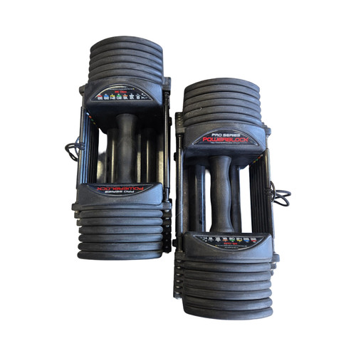 Vist Large View of Product Image Which is Used POWERBLOCK PRO SERIES ADJ DUMBBELLS Adj Dumbbells 5-30 LB