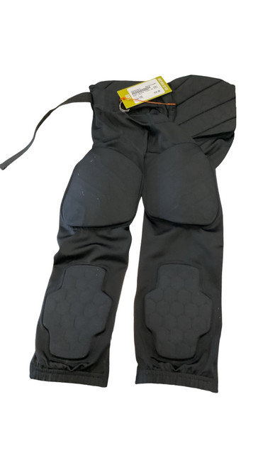 Vist Large View of Product Image Which is Under, Armour, Youth, FB, Integrated, Pants, Black, Youth