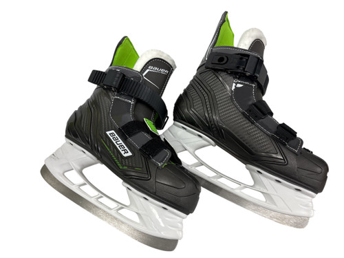 Vist Large View of Product Image Which is Used Bauer XL5 Youth Hockey Skate Youth 13.0