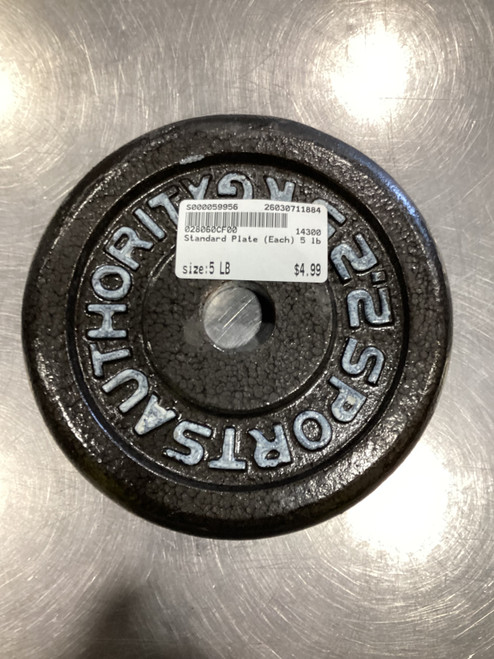Vist Large View of Product Image Which is Used Standard Plate (Each) 5 lb