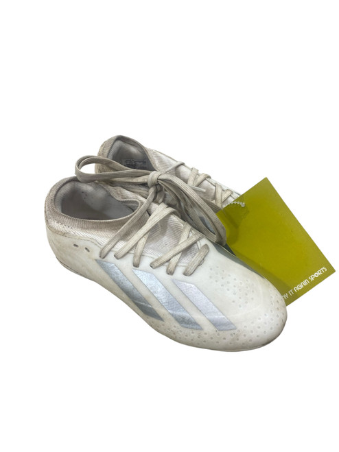 Vist Large View of Product Image Which is Used Adidas Jr FB Cleats White Junior 01