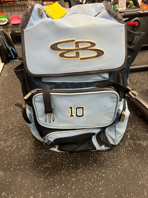 Vist Large View of Product Image Which is Used BoomBah SUPERPACK BB/SB Player Backpack Carolina Blue