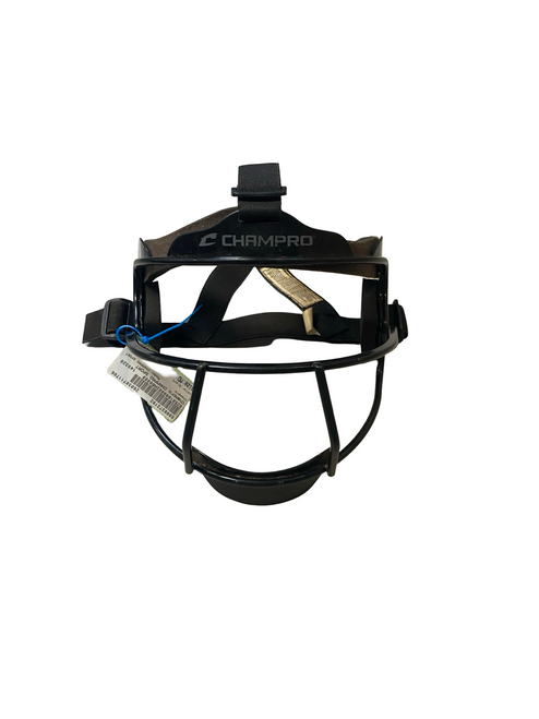 Vist Large View of Product Image Which is Used Champro CHAMPRO SPORT Batting Helmet Mask Black MD