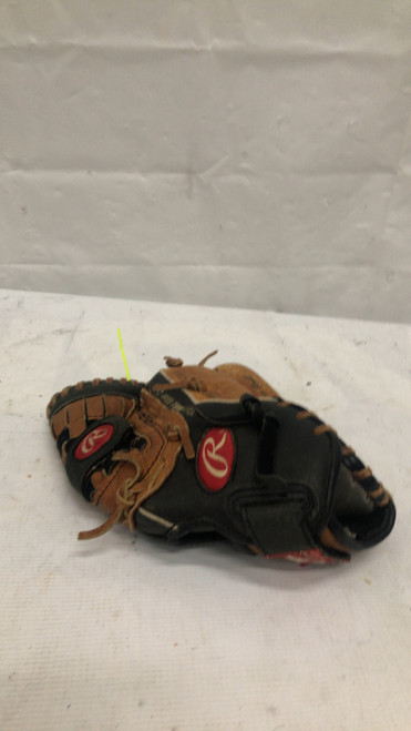 Vist Large View of Product Image Which is Used Rawlings PP11TB BB/SB Glove RH Throw Brown 11"