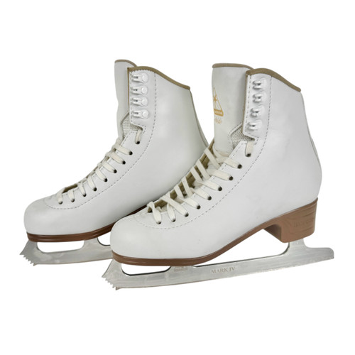 Vist Large View of Product Image Which is Used Jackson ARTISTE Womens Figure Skate White Senior 4.5B