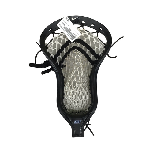 Vist Large View of Product Image Which is Used Nike L3 STRUNG Mens Lacrosse Head Black
