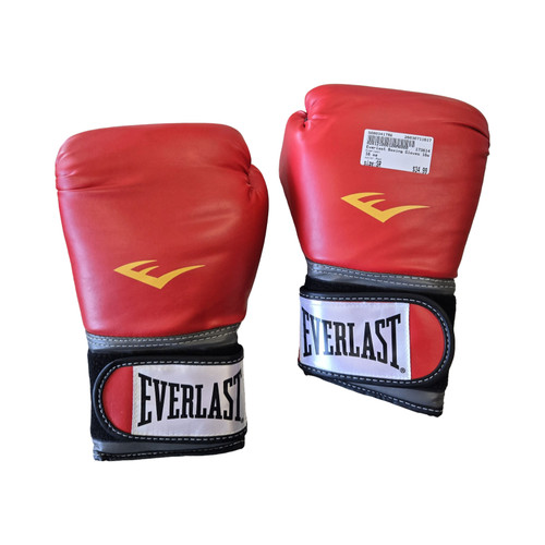 Vist Large View of Product Image Which is Used Everlast Boxing Gloves Red Senior