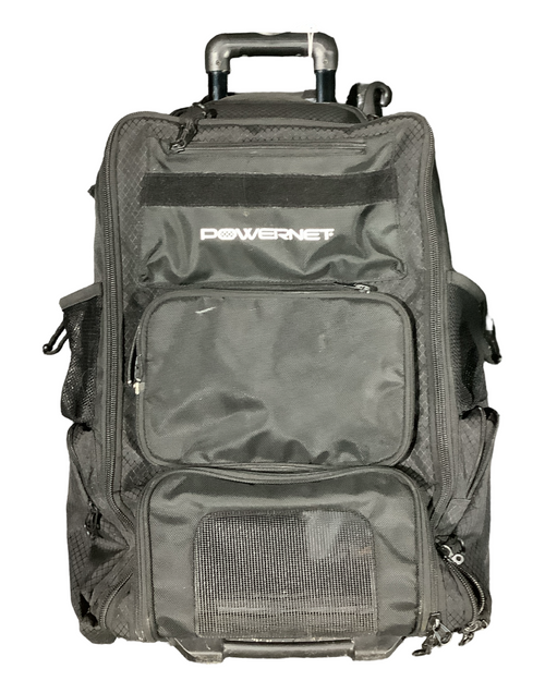Vist Large View of Product Image Which is Used Powernet WHEELED BAG BB/SB Player Wheeled Bag Black