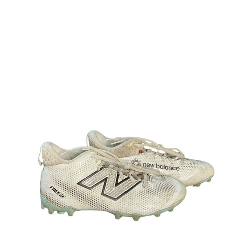 Vist Large View of Product Image Which is Used New Balance LAX Cleats Womens White Senior 6