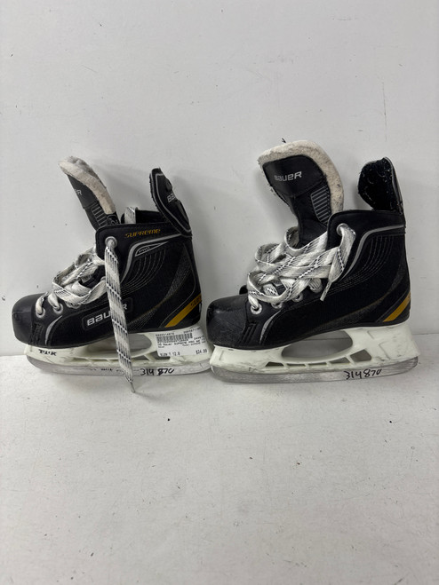 Vist Large View of Product Image Which is Used Bauer SUPREME PRO Youth Hockey Skate Youth 12.0