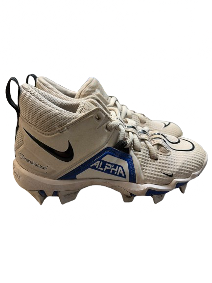 Vist Large View of Product Image Which is Used Nike Youth FB Cleats White Youth 13.0