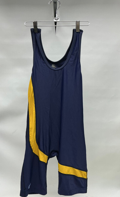 Vist Large View of Product Image Which is Used Cliff Keen Wrestling Singlet Navy Blue MD