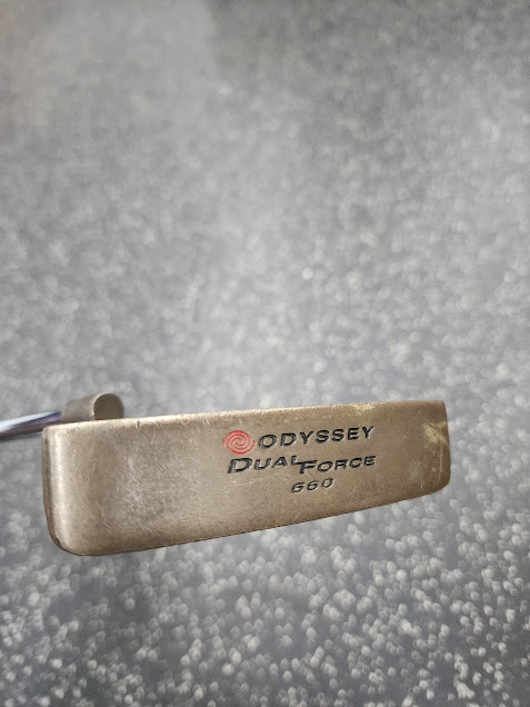 Vist Large View of Product Image Which is Used Odyssey DUAL FORCE 660 Mens Putter LH