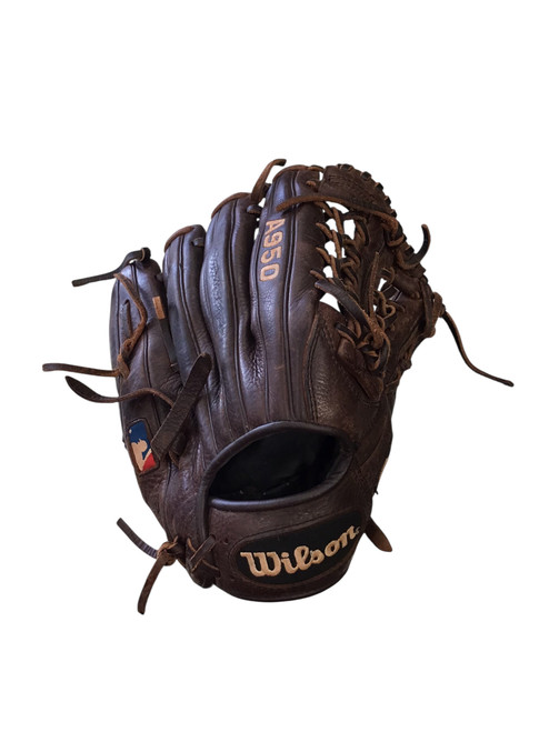 Vist Large View of Product Image Which is USED WILSON A950 BB/SB GLOVE RH THROW 11 3/4"