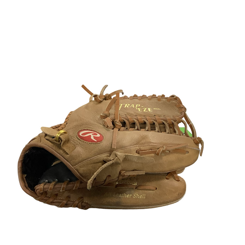 Vist Large View of Product Image Which is Used Rawlings RAWLINGS BB/SB Glove RH Throw Brown 12 3/4"
