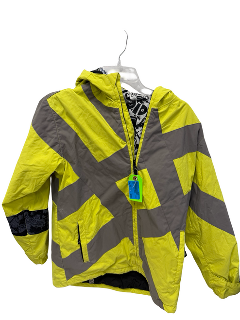 Vist Large View of Product Image Which is Used Ride Snow Jacket Yellow Jr LG Age 13-14