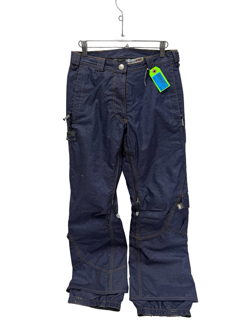 Vist Large View of Product Image Which is Used COLD AS ICE XS Womens Snow Pants Navy Blue