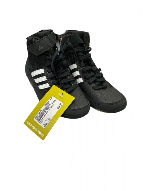 Vist Large View of Product Image Which is Used Adidas Wrestling Shoes Black Junior 02