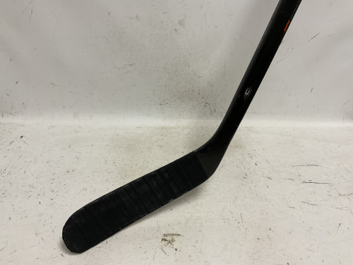Vist Large View of Product Image Which is Used Bauer SUPREME 2S PRO Senior One Piece Left Grip Black And Orange 105 Flex