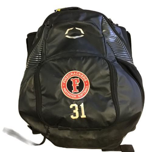Vist Large View of Product Image Which is Used Evoshield BB/SB Player Backpack Black