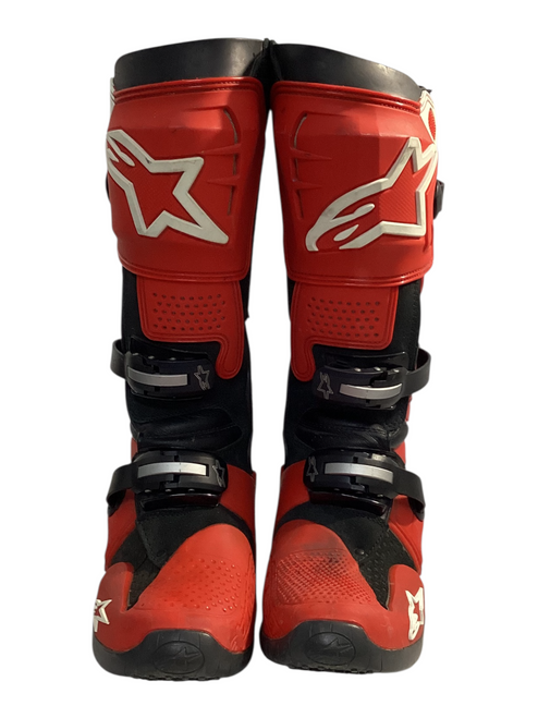 Vist Large View of Product Image Which is Used Alpine Stars TECH 10 Mens Boots Red Senior 12