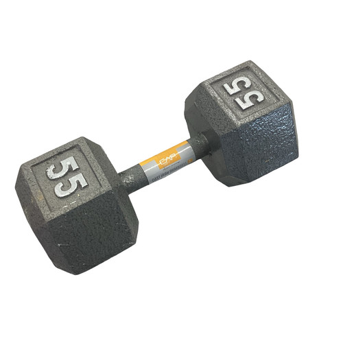 Vist Large View of Product Image Which is Used Hex Dumbbell (Each) 55 lb