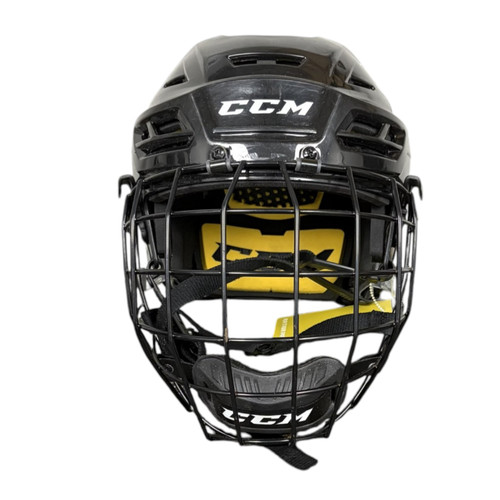 Vist Large View of Product Image Which is Used CCM FM 580 Helmet Cage Combo Black Medium