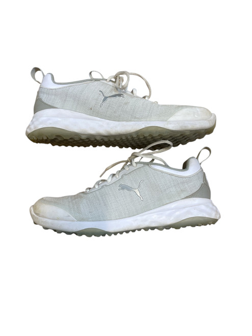 Vist Large View of Product Image Which is Used Puma Mens Golf Shoes White Senior 8.5