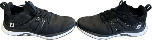 Vist Large View of Product Image Which is Used Foot Joy Mens Golf Shoes Black Senior 10.5