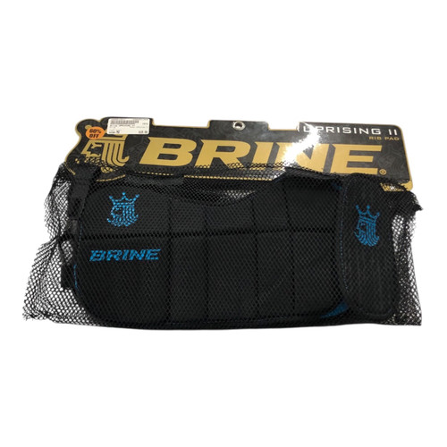 Vist Large View of Product Image Which is Used Brine UPRISING II Lacrosse Rib Pads Black MD