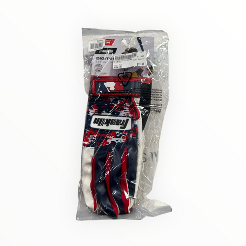 Vist Large View of Product Image Which is Used Franklin DIGITEK BB/SB Batting Gloves Red MD