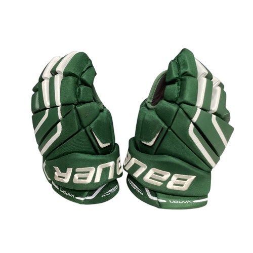 Vist Large View of Product Image Which is Used Bauer VAPOR X80 Senior Gloves Green 14"