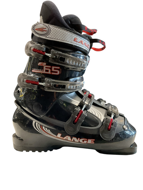 Vist Large View of Product Image Which is Used Lange CONCEPT 65 25.5 Mens DH Ski Boot Black 255 MP - M07.5 - W08.5