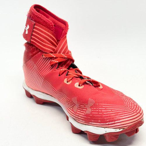 Vist Large View of Product Image Which is Used Under Armour HIGHLIGHT FRANCHISE Adult FB Cleats Red Senior 7