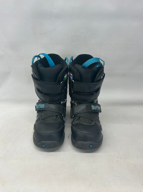 Vist Large View of Product Image Which is Used Burton MINI GROOM BOOTS Boys Snowboard Boots Black Junior 03