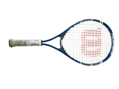 Vist Large View of Product Image Which is Used Wilson FEDERER 23 Junior Tennis Racquet Navy Blue 23"
