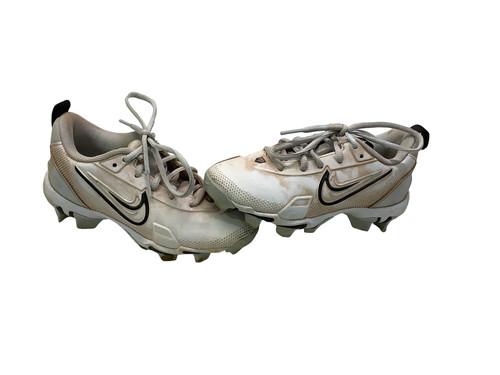 Vist Large View of Product Image Which is Used Nike FORCE TROUT 9 KEYSTONE BASEBALL CLEATS BB/SB Cleats White Junior 01