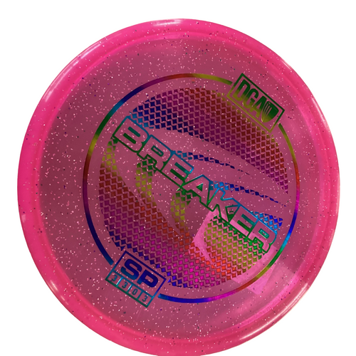Vist Large View of Product Image Which is Used DGA BREAKER Disc Golf Putter Pink