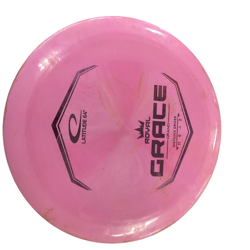 Vist Large View of Product Image Which is Used Latitude 64 GRACE Disc Golf Driver Pink