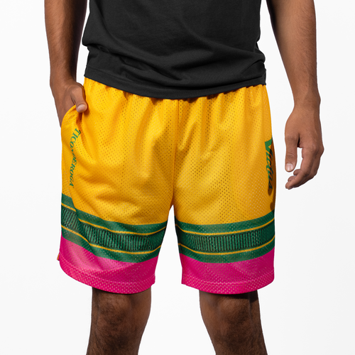 Vist Large View of Product Image Which is Victus Yellow Pencil Adult Shorts