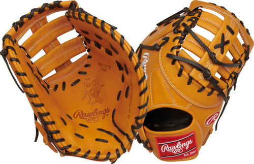 Vist Large View of Product Image Which is Rawlings Heart of the Hide 1st Base Mitt RHT 13" #RPROTDCTT