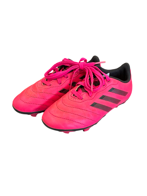 Vist Large View of Product Image Which is Used Adidas Soccer Cleats Pink Youth 13.0