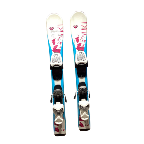 Vist Large View of Product Image Which is Used Volkl CHICA Girls DH Ski/Binding White 70 cm