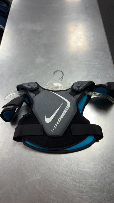 Vist Large View of Product Image Which is Used Nike VAPOR LT Lacrosse Shoulder Pads Grey SM