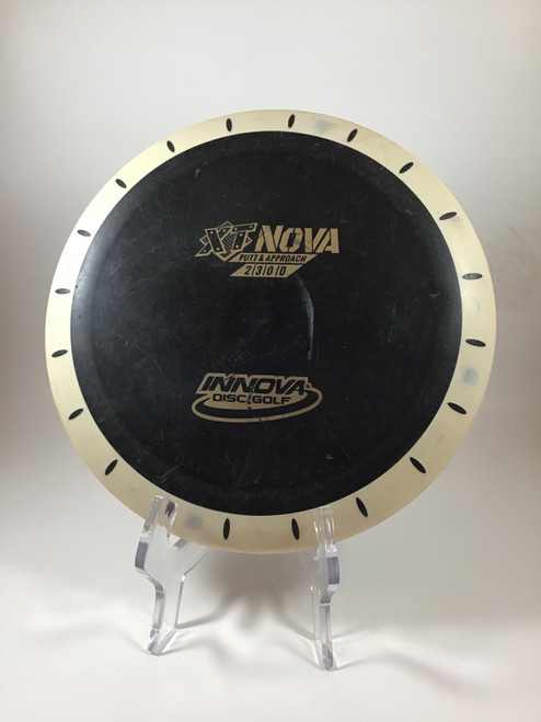 Vist Large View of Product Image Which is Used Innova XT NOVA Disc Golf Putter Black 173g